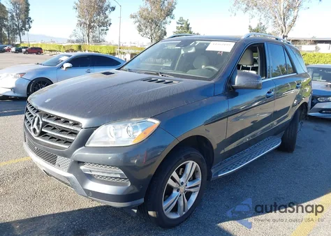 2015 Mercedes-Benz Ml 350 4Matic из США, поврежденный, VIN 4JGDA5HBXFA584942
